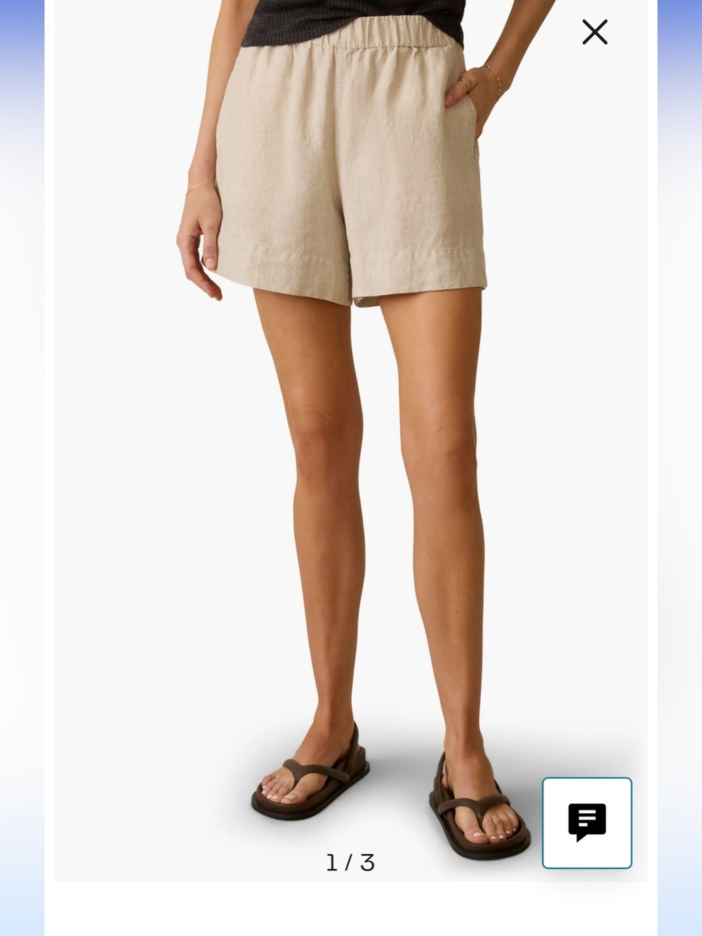Faherty Laguna Bayview linen shorts - Picture 4 of 6